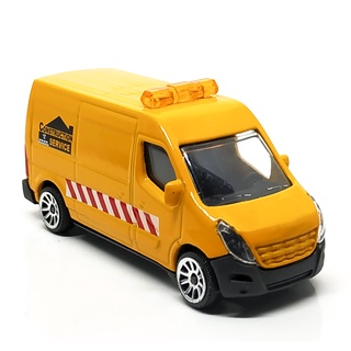 Majorette Renault Master - Construction Service - Orange Color /Wheels 5U /scale 1/66 (3 inches) no Package