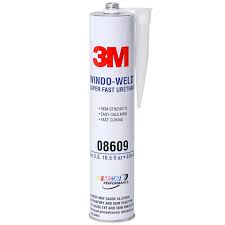 3M กาวสำหรับติดกระจกรถ สีดำ รุ่น 08609 ขนาด 310 มล มีกลิ่นน้อย แห้งตัวเร็ว กาวไม่ยืดตัวเป็นเส้น หลัง