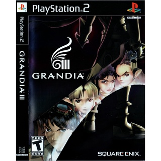 แผ่นเกมส์ Grandia 3 (มี2แผ่น) PS2 Playstation 2 คุณภาพสูง ราคาถูก