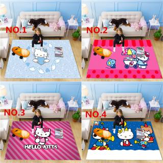 hello kitty พรมปูพื้นห้องน้ําห้องนั่งเล่นพรมขนาดใหญ่