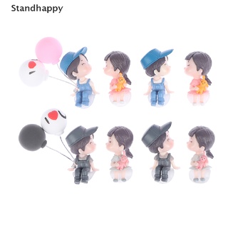 Standhappy ตุ๊กตาฟิกเกอร์ รูปลูกโป่งน่ารัก สําหรับตกแต่งรถยนต์