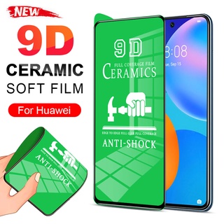 เต็มจอ ป้องกันหน้าจอ Ceramics Huawei P20 P30 Lite P40 Nova 5T 7 SE 7i 8i Honor 8X Y5P Y6P Y7P Y6S Y7A Y7 Pro Y9 Prime 2019 Y9S