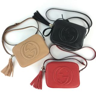 New Gucci Soho bag (สีดำ, สีแดง, สีเบจ)