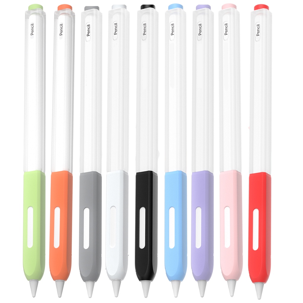 เคสซิลิโคนนิ่ม กันลื่น กันตก สําหรับ Apple Pencil 2 1 iPad 2nd 1st Gen