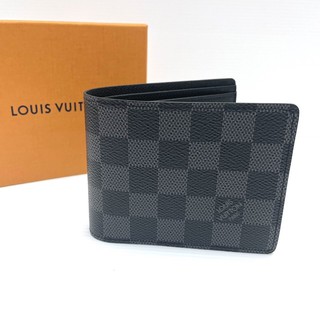 ถูกที่สุด ของแท้ 100% LV Multiple Graphite wallet