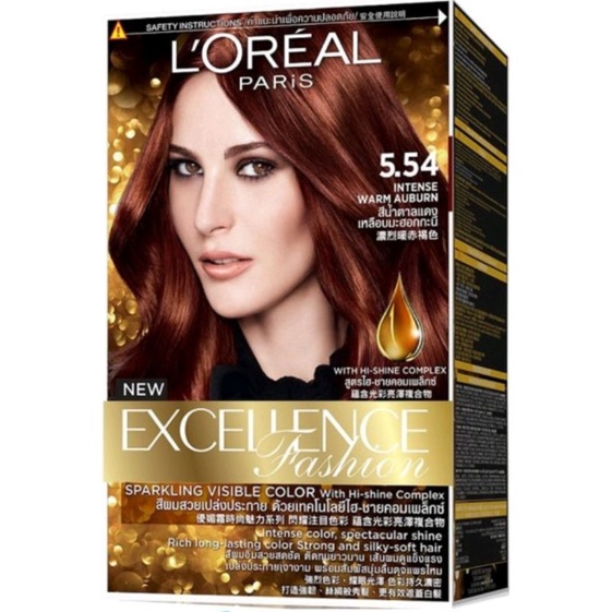 ลอรีอัล เอ็กซ์เซลเลนซ์ แฟชั่น L'Oreal Excellence ปิดผมขาว โทนแดง