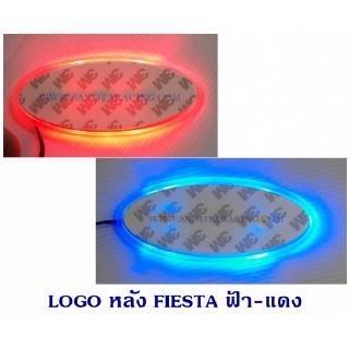 LOGO มีไฟ หลัง FORD FIESTA 2005 สีฟ้า-แดง