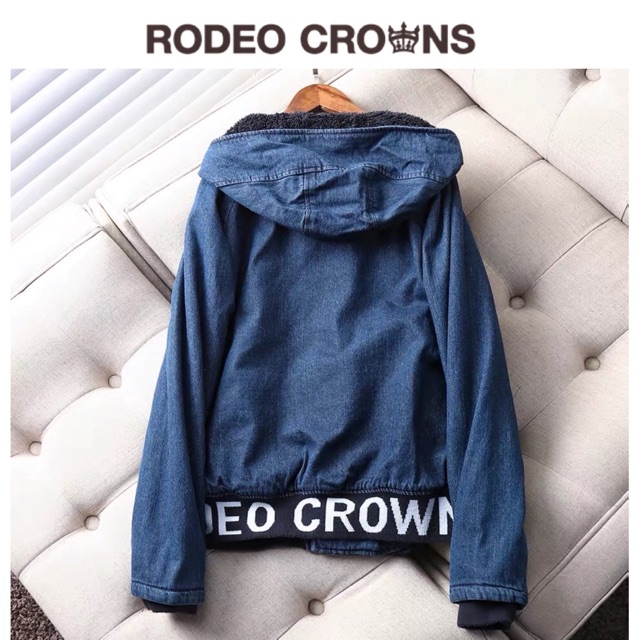 Jacketยีนส์บุนวมอุ่น ทรงบอมเบอร์ ️แบรนด์RODEO CROWNS Japan ️งานสวย ...