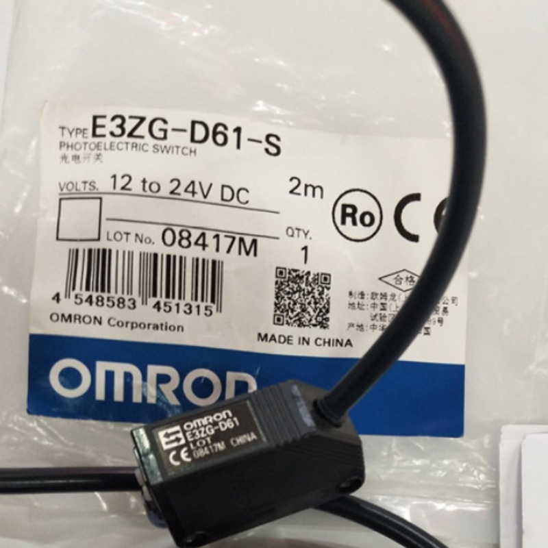 E3ZG-D61-S Photoelectric Sensor 12-24V DC สายไฟ 3 สาย รูปที่ 2