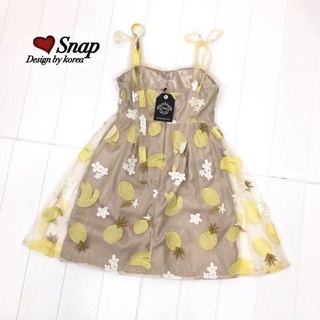 Sale ป้าย snap korea dress ชุดใส่แล้วน่ารักหวานๆ