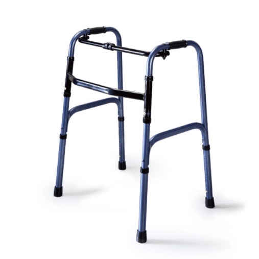 Karma Walker คาร์ม่า วอล์คเกอร์ รุ่น WK-80 อุปกรณ์ช่วยเดิน ปรับระดับ พับได้ สีเทา / น้ำเงิน / ดำ