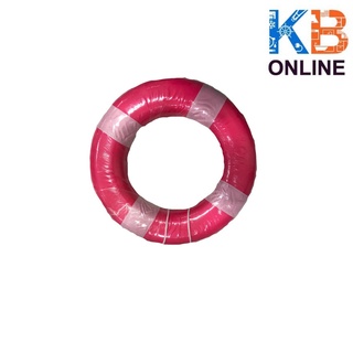 ห่วงโฟมชูชีพมาตรฐาน SOLAS 24" สีชมพู/สีขาว Lifebuoy Ring License 24 "in Pink / white