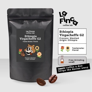 Ethiopia Yirgacheffe G2 เมล็ดกาแฟคั่วกลางเข้ม Medium-dark