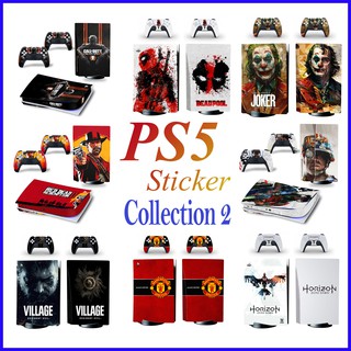 ราคา((พร้อมส่งจากไทย🇹🇭)) STICKER กันรอย PS5 รุ่น Blu-Ray DISC 💿 สีสวย คมชัด ส่งเร็วภายใน 1-2 วัน 🚀(Collection 2)