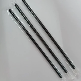 หลอดตรงปลายแหลมห่อฟิล์ม ขนาด 8มม & 6มม. 100เส้น/แพ็ค หลอดปลายแหลม ห่อพลาสติก แข็งกว่าหลอดปกติ