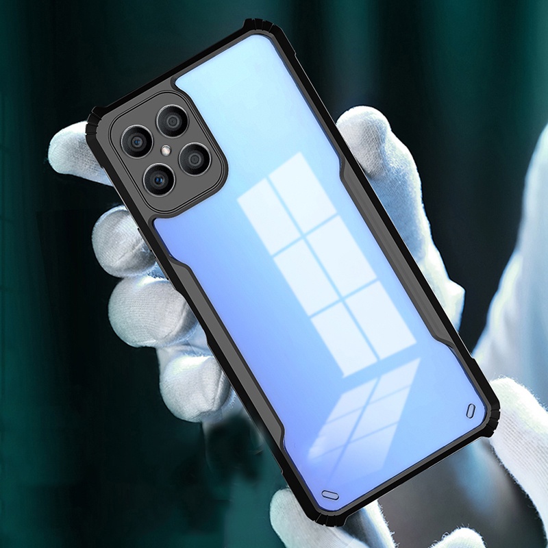 Casing Honor X6C X8 X9 X7 Case Anti-fall Airbag Clear PC + TPU Soft Frame เคสกันกระแทก