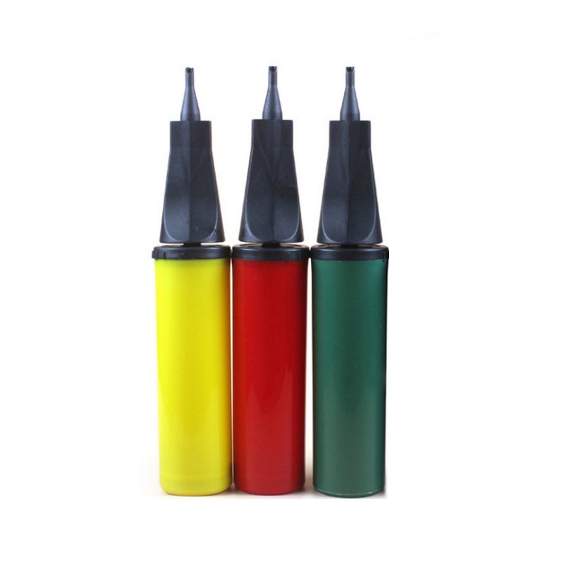 1 ชิ้น latex บอลลูนและอลูมิเนียมฟอยล์บอลลูน handheld air ปั๊มเงินเฟ้อเครื่องมือ (สีสุ่ม)