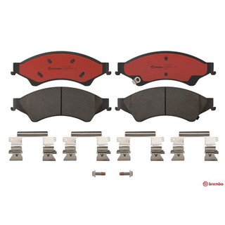 BREMBO ผ้าดิสเบรคหน้า FORD RANGER T6, BT50 Pro 4x2 4x4 (2.2 3.2),  RANGER T6 4x2 4x4 (2.0Bi 2.2) ปี16-&gt; P24 153