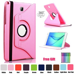 เคสหนังสำหรับเคสหนังแบบหมุนได้ 360 องศาสําหรับ Samsung Galaxy Tab 9 . 7 T 550 T 555