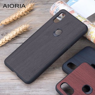 Xiaomi mi mix 3 case wooden pattern skin soft TPU+hard PC covers 3in1 material