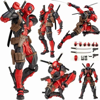 โมเดลฟิกเกอร์ Yamaguchi Style Deadpool ขนาด 16 ซม. ข้อต่อขยับได้ สําหรับตกแต่งบ้าน