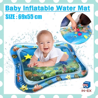 INEXSHOP - ของเล่นเด็ก เบาะน้ำ ของเล่นเสริมพัฒนาการ เสื่อเล่นน้ำทารกเป่าลม Water Play Mat Inflatable Infants