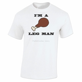 [S-5XL] เสื้อยืด พิมพ์ลาย IM A Leg Man Drumstick Slogan Turkey Day สวมใส่สบาย สําหรับผู้ชาย