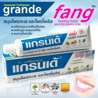 แกรนเด้ ยาสีฟัน ซีวีด ทูธเพสท์ 100 กรัม / grande sea weed propolis