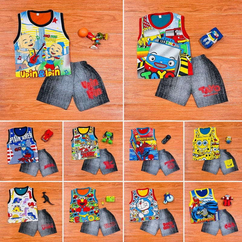 BOYS SINGLET SET AGES 1-5 ปี TC SINGLET