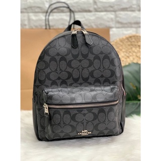 กระเป๋าสะพายหลังขนาดกลาง COACH MEDIUM CHARLIE BACKPACK IN SIGNATURE