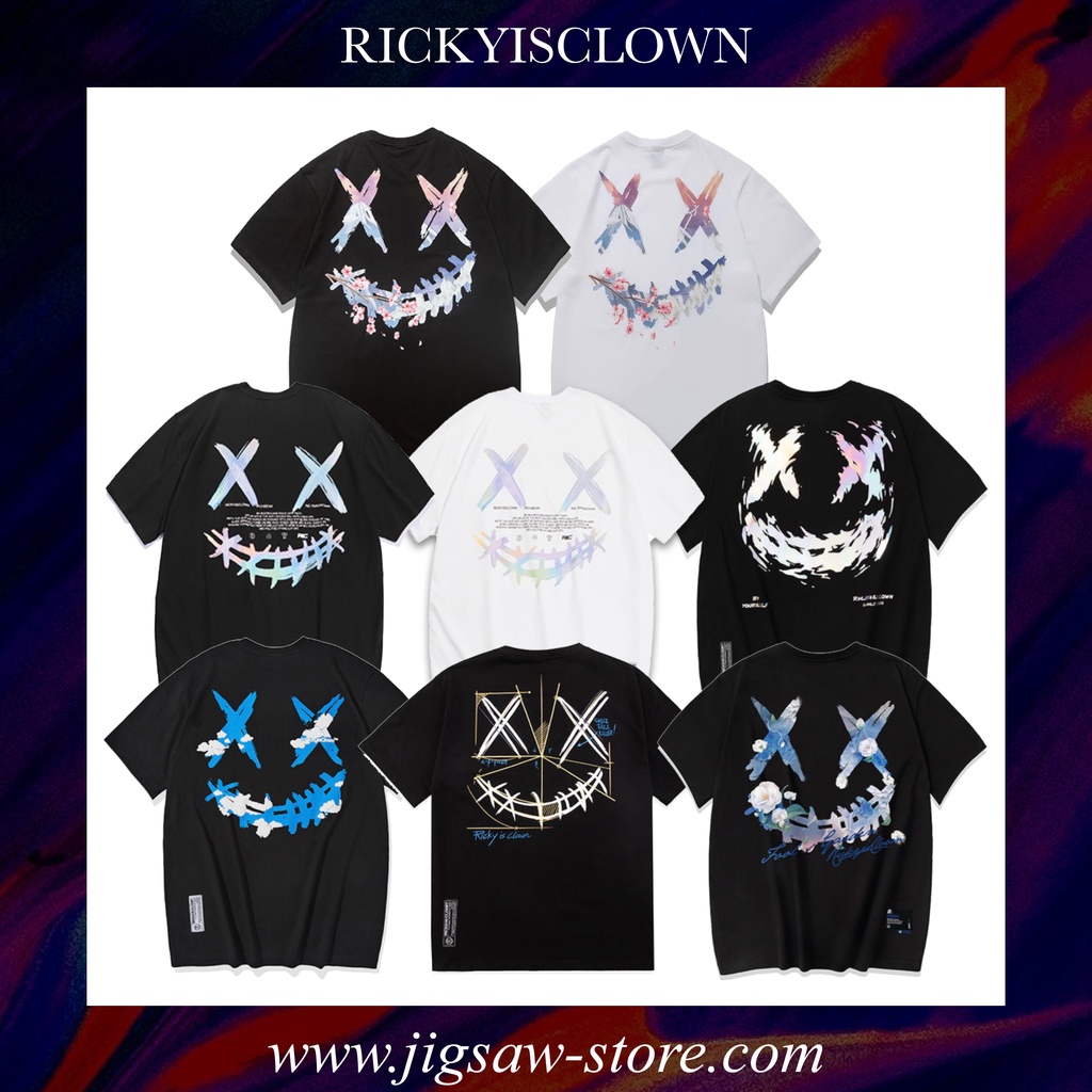 RICKYISCLOWN LAZER PAINT TEE