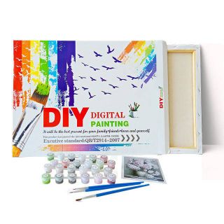 ชุดเซ็ตงานวาดภาพสีน้ำมัน ระบายง่าย สร้างความเพลิดเพลิน