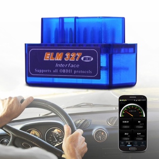 Elm 327 เครื่องสแกนเนอร์รถยนต์ เวอร์ชั่น 2.1 Obd2/bluetooth Mini