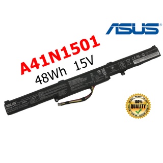 ASUS แบตเตอรี่ A41N1501 ของแท้ (สำหรับ GL752 GL752VL G752VW GL752VW N552 N552V N552VX N752) ASUS Battery Notebook อัสซุส