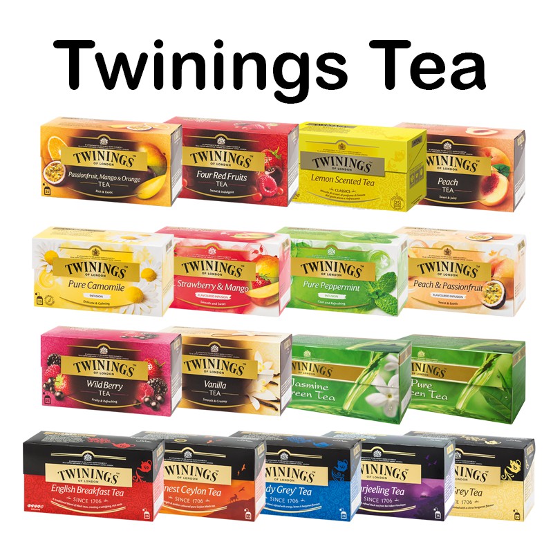 Twinings Tea ชาทไวนิงส์ แบบกล่อง มี 17 กลิ่น