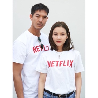 🔥มาใหม่ เสื้อสกรีนลาย NETFLIX🔥พร้อมส่ง เก็บปลายทาง