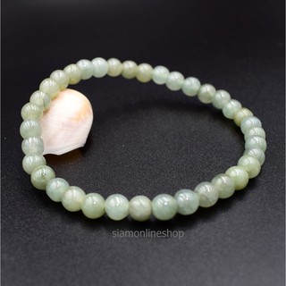 JADE หยกพม่าแท้ โทนสีธรรมชาติ ขนาด 5 มม. by siamonlineshop