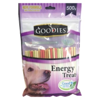 Goodies energy treat คละรส แท่งป๊อกกี้ ขนาด 500 กรัม