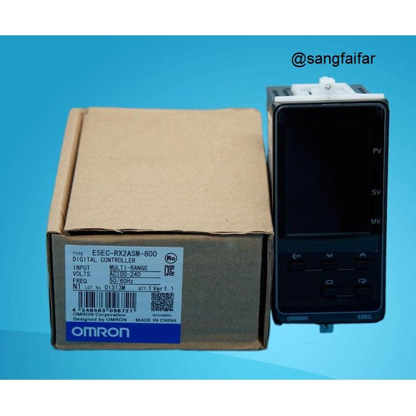 Omron Temperature Digital Controller รุ่น E5EC-RX2ASM-800 100-240Vac