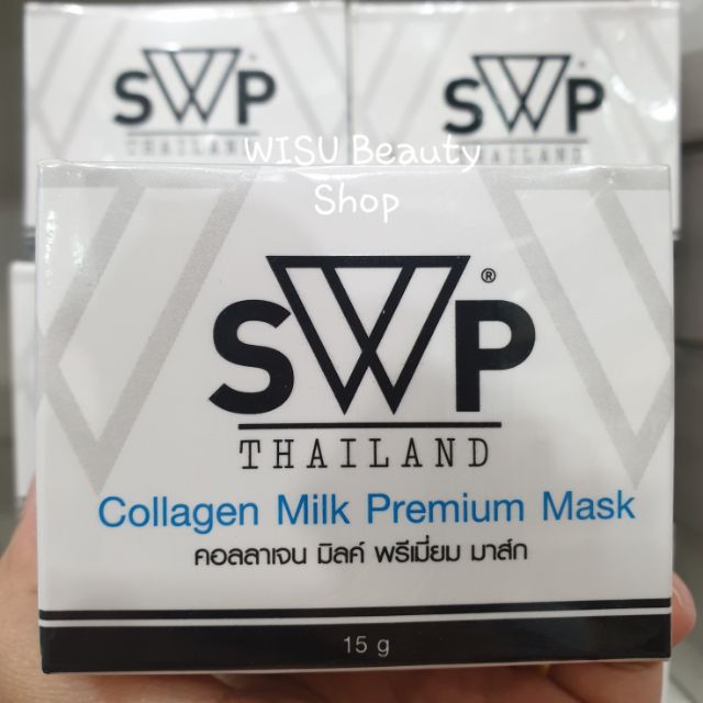 มาร์คคอลลาเจน มิลค์ swp ปรับผิวหน้าให้ขาวใส ไร้ฝ้า กระ