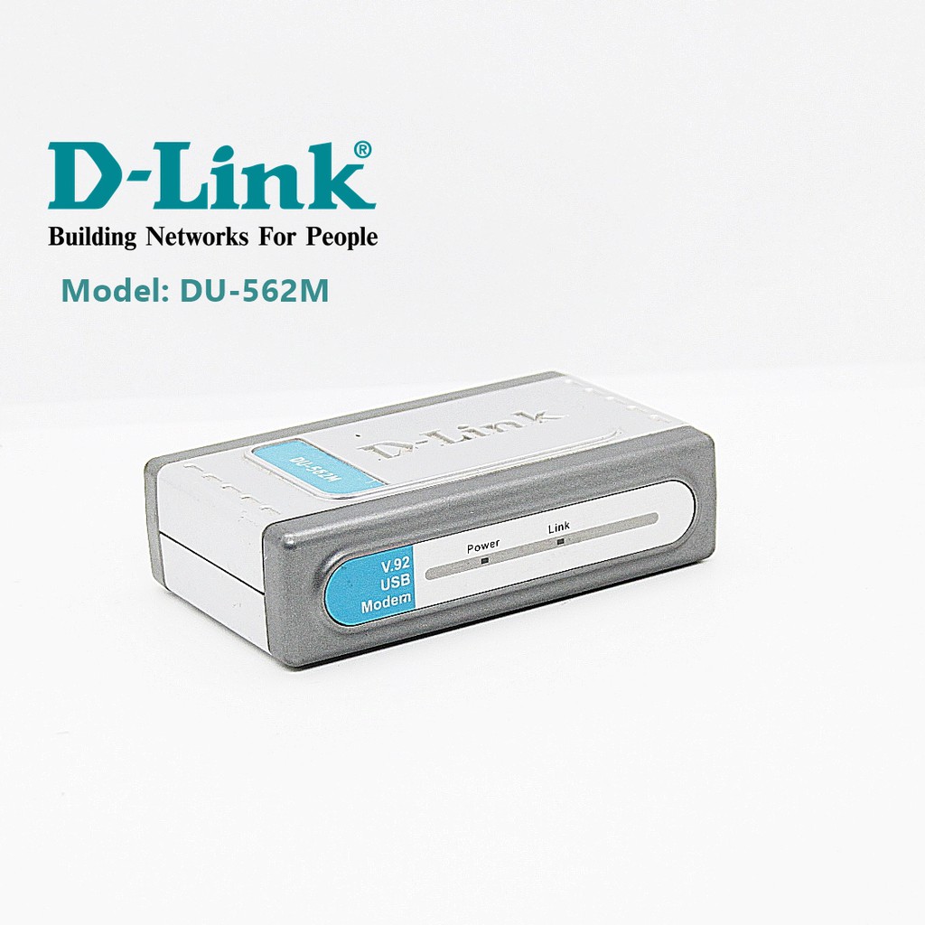 โมเด็ม 56K D-Link DU-562M - External USB 1.1 Modem 56kbps V.92/V.90