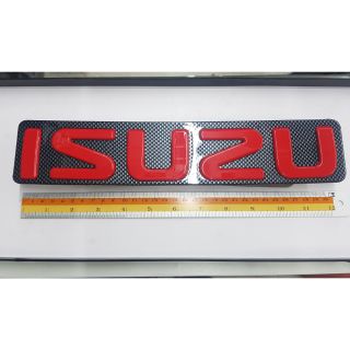 Logo Isuzu ติดกระจ่างหน้ารถ ของรถ D-max All New 2011-2019