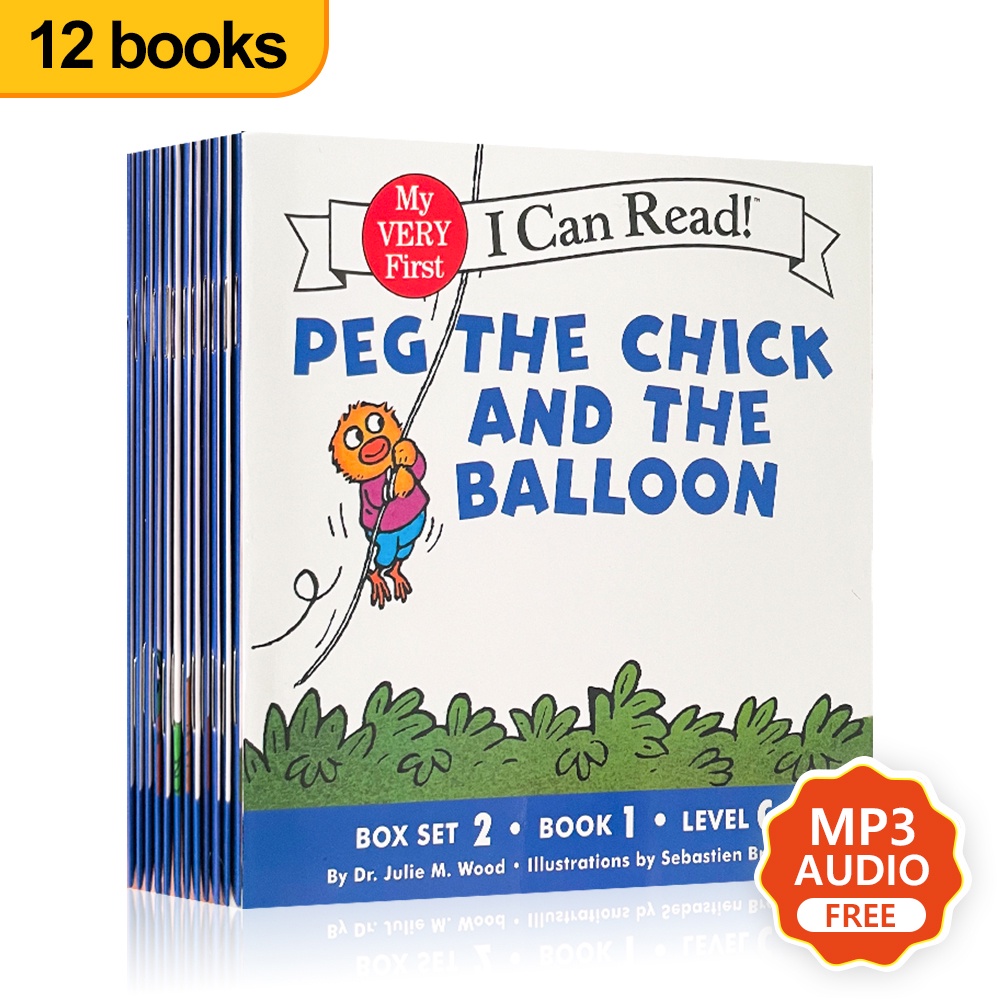 12 books my first Phonics English Story Book แบบฝึกหัดภาษาอังกฤษ หนังสือเด็กภาษาอังกฤษ หนังสือเด็กเสริมพัฒนาการ