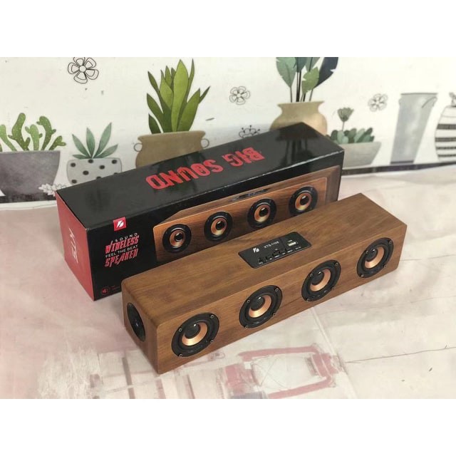 ใหม่!! ลำโพงบลูทูธ KTS1108 เสียงทุ้มหนัก เบสหนัก ลำโพงลายไม่ 4ดอก