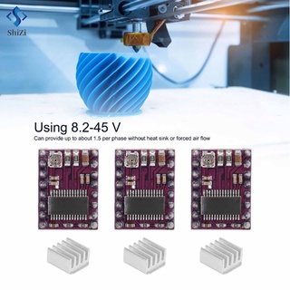 โมดูลมอเตอร์ไดร์เวอร์ 4 ชั้น Pcb 3D อุปกรณ์เสริมเครื่องพิมพ์ Drv8825 3 ชิ้น