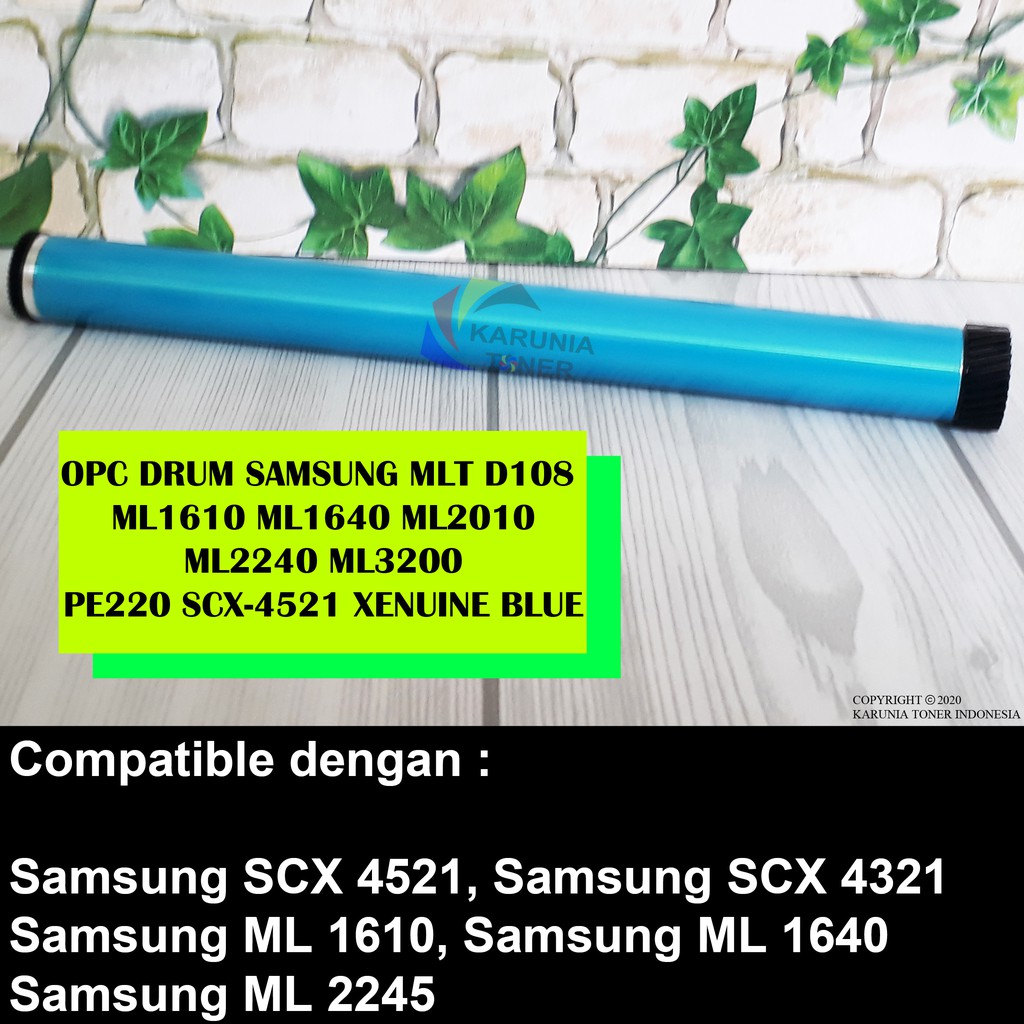 OPC เครื่องพิมพ์ดรัม Samsung MLT-D108 ML1610 ML1640 ML2010 ML2240 ML1610 ML 1640 2010 2240 Xenuine B