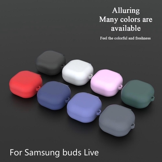 เคสหูฟัง เนื้อซิลิโคน สีพื้น สำหรับ Samsung Galaxy Buds Live