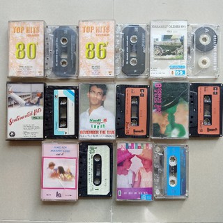 Cassette เทปเพลงสากลรวมเพลงยุค 80-90s (8 อัลบั้ม) ชุด2