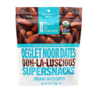 อินทผลัม USDA Organic Fresh Pitted Dates 170 g หรือ 142 กรัม หรือ 397g