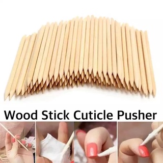 🪴ไม้ส้ม ไม้ดันหนังรอบเล็บ (ใช้แล้วทิ้ง)Wood Stick Cuticle Pusher